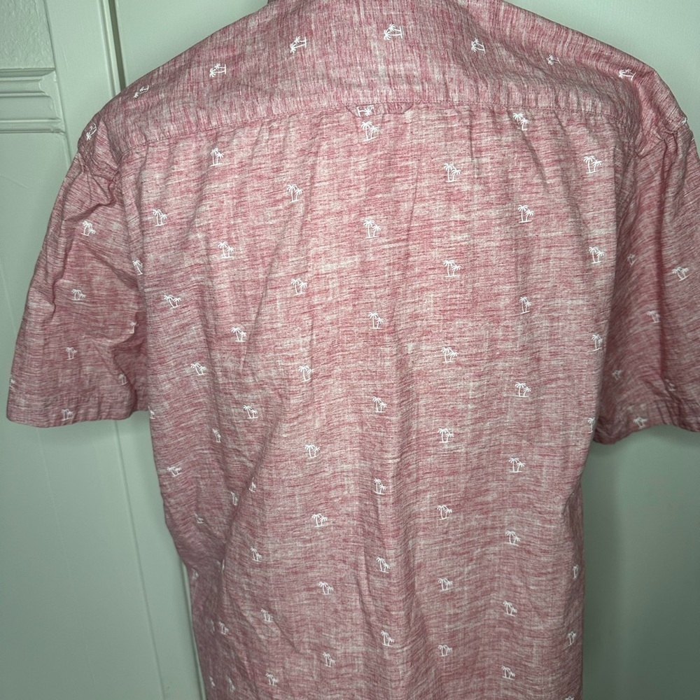 Denim & Flower Red Casual Button Down Shirt size XL - Picture 4 of 7